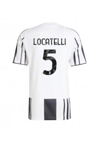 Juventus Manuel Locatelli #5 Jalkapallovaatteet Kotipaita 2025-26 Lyhythihainen